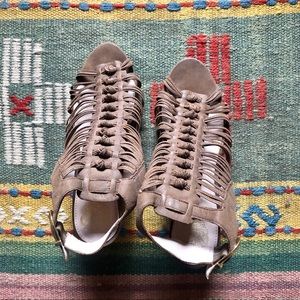 Vince Canute Boho Gladiator Heel Strap Sandal Pump